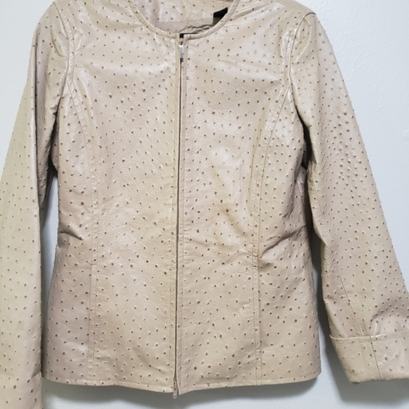 Dana Buchman 100% Lamb Skin Leather Jacket - Picture 5 of 10